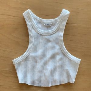 STEELE Lorenza White Tank Small